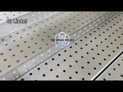 Bức tường nội thất cửa sổ Lintel 153mm lỗ sợi lưới