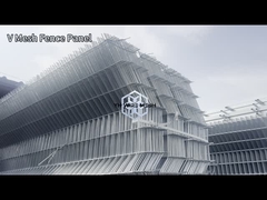 Thép hàn galvanized hàng rào 75 * 150mm lỗ lưới cho sân bay