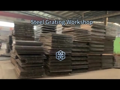 ISO9001 Hot Dip Galvanized 32 * 5mm Steel Walkway Grating