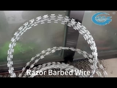 Concertina Razor Wire Coil Thiết kế lưỡi dao sắc để ngăn chặn xâm nhập