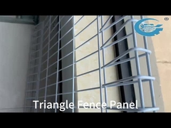 1.73m High Triangle Fence Panel Độ dài tùy chỉnh để bảo vệ tài sản