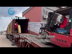 Hàng rào lưới BRC uốn cong/tam giác phủ PVC