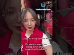 Thiết kế hàng rào hình tam giác cao bảo mật màu sắc tùy chỉnh