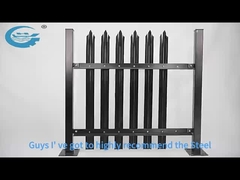 Thép Palisade hàng rào 2-3m chiều rộng 10 năm bảo hành