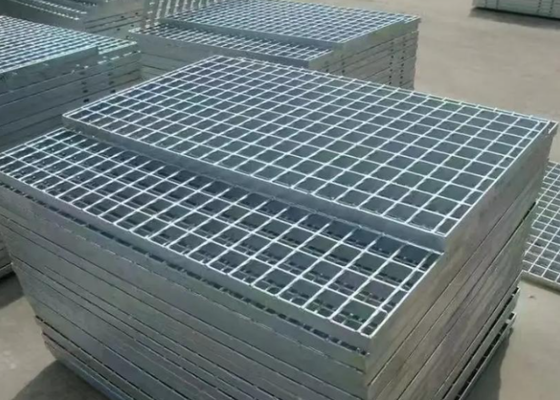 Galvanized Steel Grid Steel Walkway Grating for Slippery Area / Outdoor Platform
