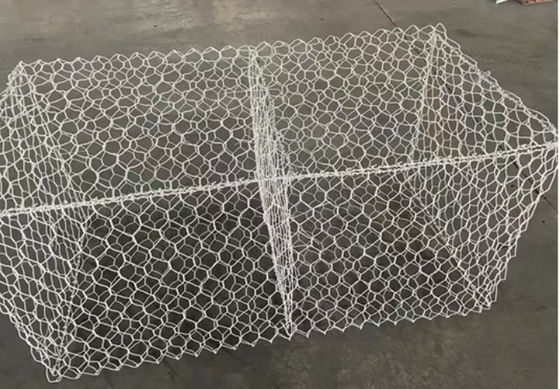 PVC / Hot-dip Galvanized Iron Wire Gabion Wire Mesh For Slope Protection