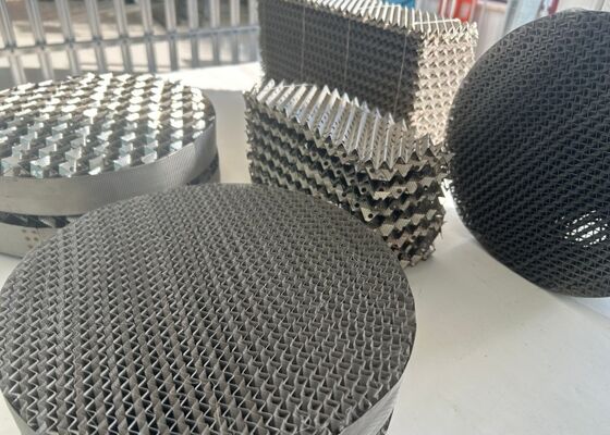 SS304 Metal Wire Gauge Structured Packing for Chemical Processing