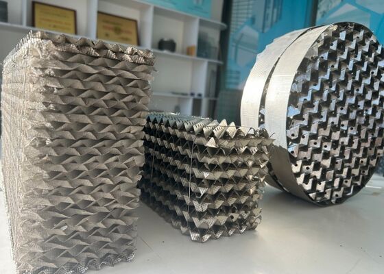 250Y Metal Structured Packing Mass Transfer for Distillation Columns