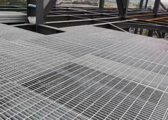 Low Carbon Steel Walkway Grating Non-slip Bar Grating for Industrial Platform