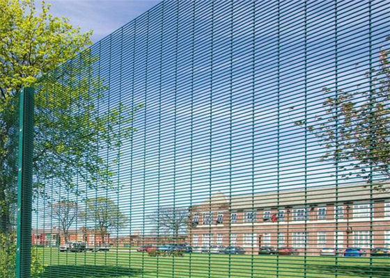 PVC Coated 358 High Security Fencing Anti Climb 358  Fence For Airport Or 