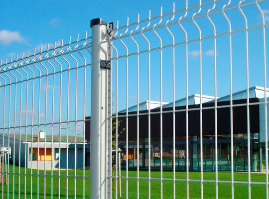 Pvc Coated Curved / Triangle Bending Brc Mesh Fencing