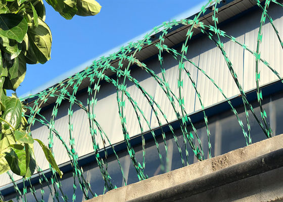 Stainless Steel Razor Barbed Wire BTO-22 50kg Roll for Farm Fencing