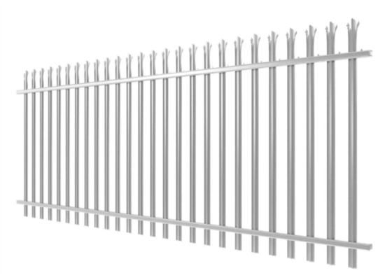 W Pale Steel Palisade hàng rào Euro hàng rào cho an ninh