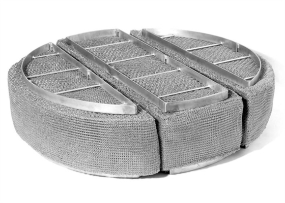 Ss 304 Demister Pad Cải thiện hiệu quả lọc với 99,9% Filter Rating