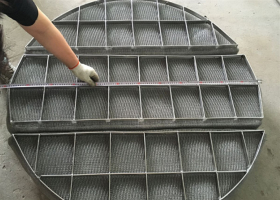 Thép không gỉ 304 316 Wire Mesh Demister Pad cho phân tách khí chất lỏng hàng không