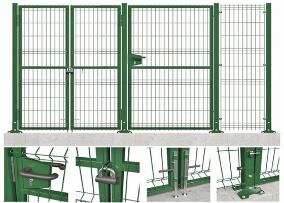 PVC phủ lợp hàng rào tam giác 0,83 M cho trường học / nhà / vườn / sân chơi