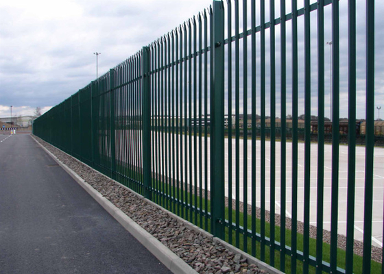 Bột phủ Euro Steel Palisade hàng rào cho nhà máy
