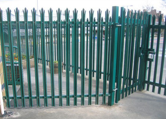 Hàng rào Palisade Thép Mạ Kẽm và Sơn Tĩnh Điện Kiểu W/D cho An Ninh Cao