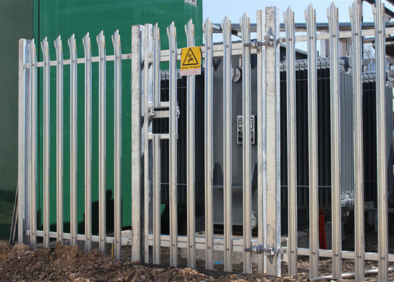 Hàng rào thép Palisade mạ kẽm W Pale Security, Sắt uốn 1.8m, Vườn