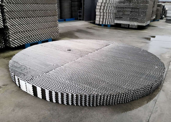Thép không gỉ 304 đóng gói cấu trúc thường xuyên cho tháp phân tách