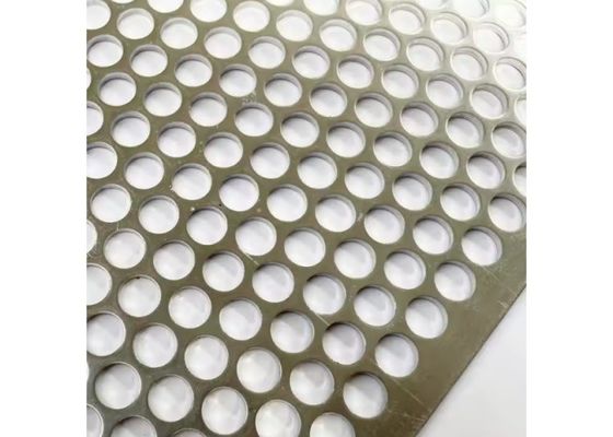 Hot Dip Galvanized Perforated Wire Mesh Thép carbon thấp cho xây dựng