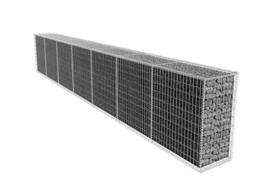 PVC ốp / Galvanized Gabion Box Sợi sắt để bảo vệ lũ 80 * 100mm * 2.8mm