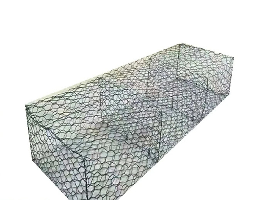 Bức tường giữ hộp Gabion hình lục giác để kiểm soát lũ sông 3*1*1m