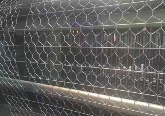 Bột phủ hoặc Galfan Stone Cage Einforced 5mm giỏ gabion cho kiểm soát lũ 2.5 * 1 * 1m