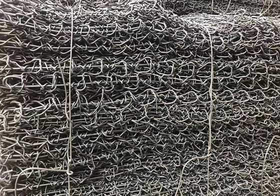 Thùng dây Gabion mạ galvanized 60 * 80mm Để ngăn ngừa phá vỡ đá
