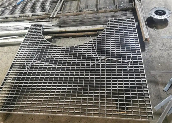 HDG hàn thép đường đi bộ lưới cho Trech Cover 30 * 5mm ISO:9001