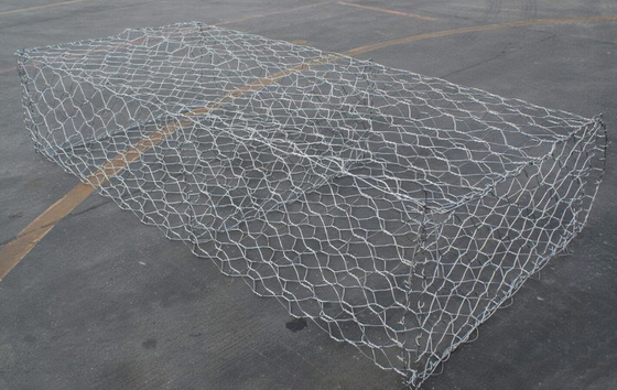 Sức bền tuyệt vời hộp Gabion phủ kẽm cho tường chống lũ