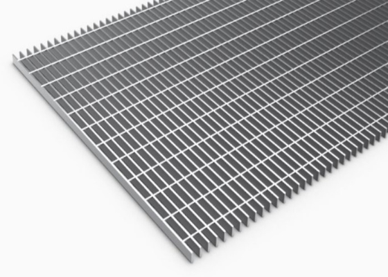 Tấm sàn grating thép mạ kẽm nhúng nóng chịu tải nặng, chống trượt, dùng cho nền công nghiệp