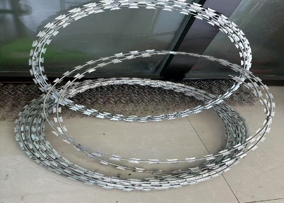 Anti Climb Razor Wire Heavy Duty Construction cho các cơ sở an toàn và khu vực công cộng