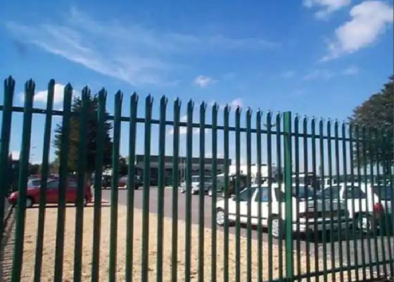 Thép Ống thép Palisade an ninh hàng rào tấm cao độ bền hệ thống mô-đun