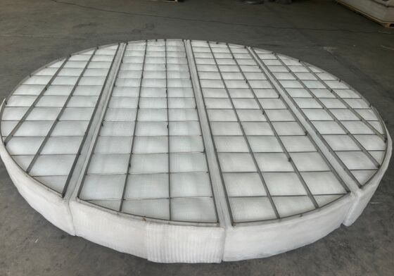 Polypropylene Wire Mesh Demister Pad SS304 Frame cho máy rửa ẩm SO2