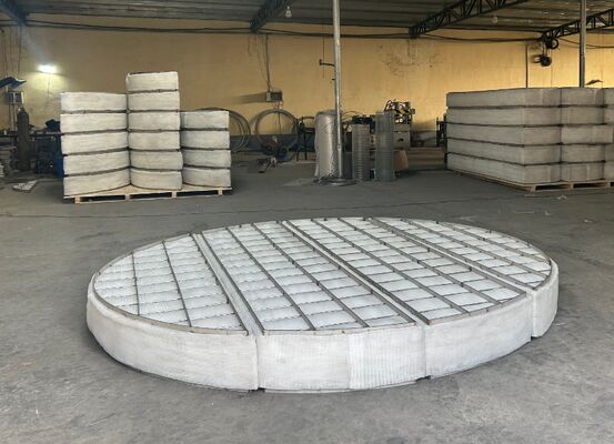 PP Co-knit Yarn Mesh Demister Pad cho bộ lọc thích hợp cho tòa tháp hóa học