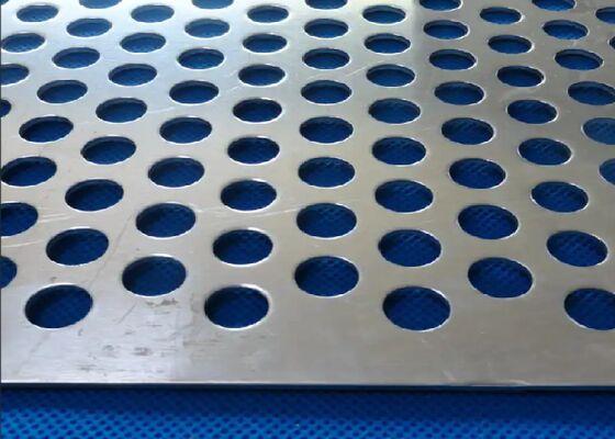 Tấm kim loại đục lỗ chính xác dùng để sàng lọc, thông gió và bảo vệ