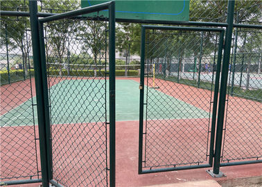 Liên kết chuỗi tạm thời mạ kẽm Lốc xoáy / Lưới kim cương 4.0mm cho vườn