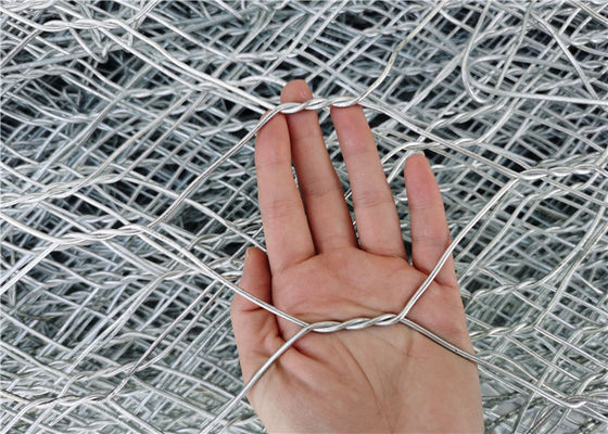 Lưới mạ kẽm mạ kẽm Gabion Dây lưới cho máy nén điều hòa không khí